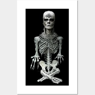 BlackMetal Homunculus Skeleton Artwork Posters and Art